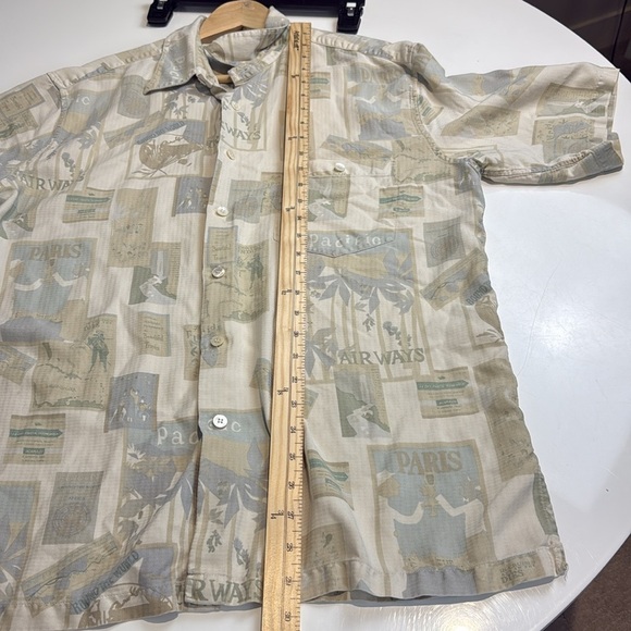 Tori Richard Silk Shirt with Graphic Design Size Large - Picture 5 of 5